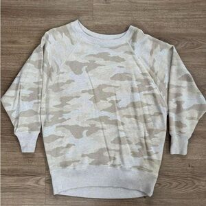 Aerie Neutral Camo Crewneck